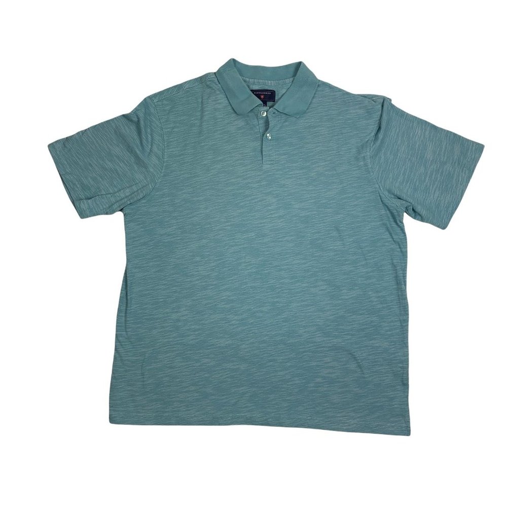 Saddlebred XL Blue Polo Shirt Short Sleeve Casual